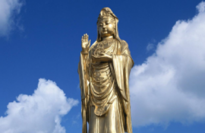 观音菩萨现身，病痛消除